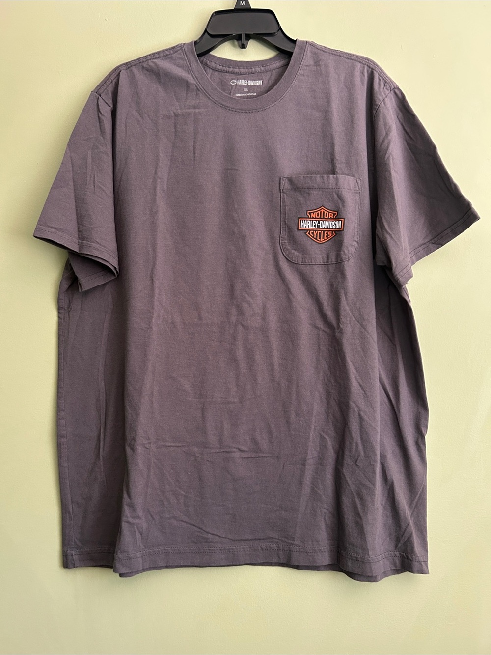 Harley-Davidson Short-Sleeve Pocket Tee in Grey Size 2XL